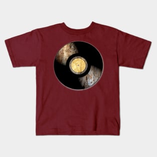 Vinyl Record rusty texture Kids T-Shirt